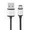 Power Up! Braided USB Cable w/Metal Ends Type C USB 4ft Blk 191-050912 - alternate 2